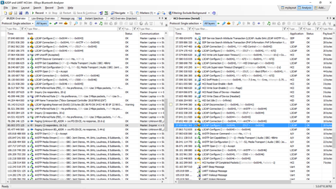 Ellisys Concurrent HCI Capture